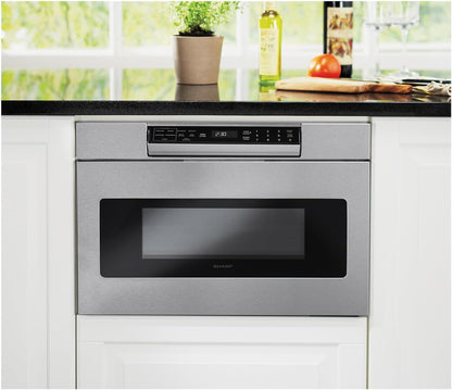 SMD2470ASY 24 In. 1.2 Cu. Ft. Built-In Microwave Drawer Oven | 1.2 Cubic Feet, 950 Watt, Concealed Control Panel, Digital LCD Display8