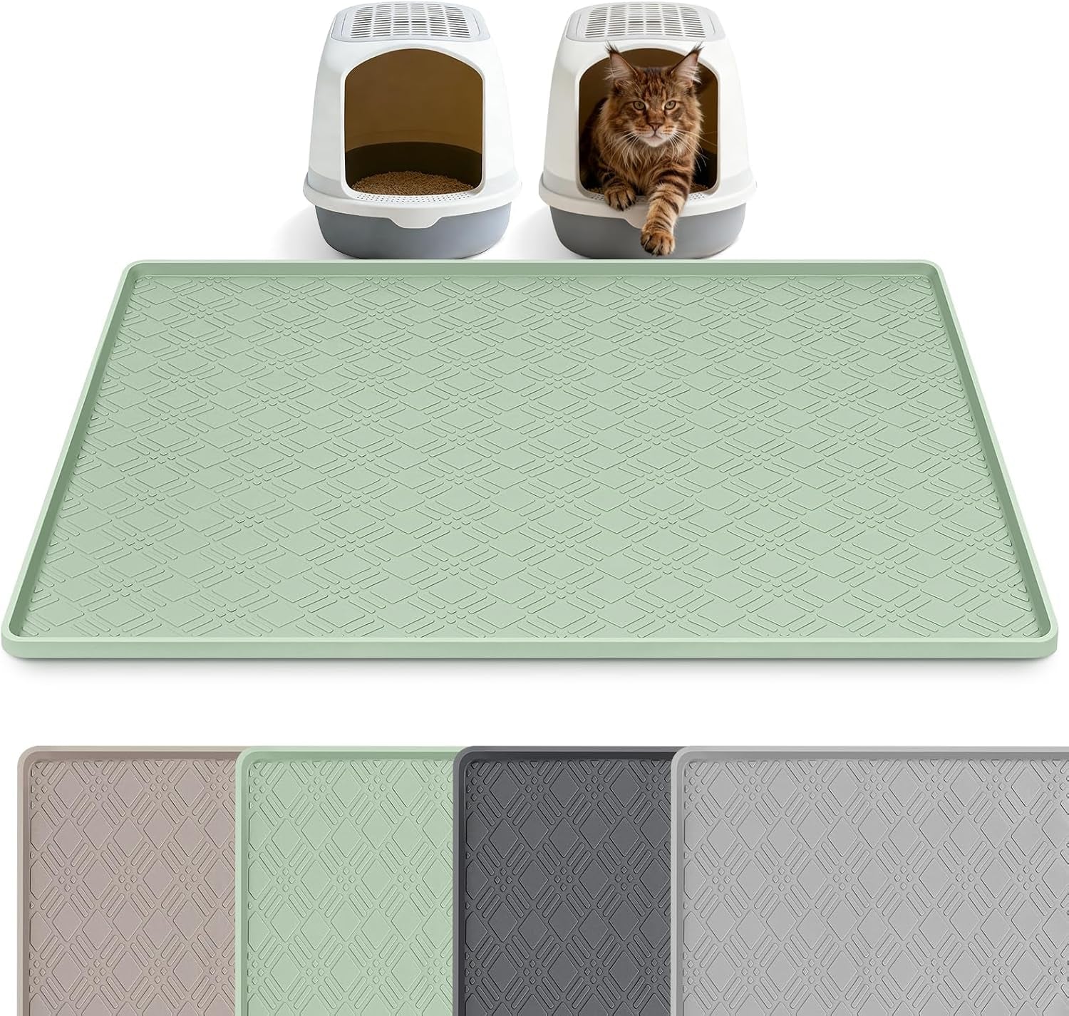 silicone-cat-litter-mat-47-x-35-cat-mat-for-litter-box-khaki-extra-large-cat-litter-trapping-mat-for-floor-waterproof-non-slip-kitty-litter-box-mat-with-raised-edge-easy-to-clean