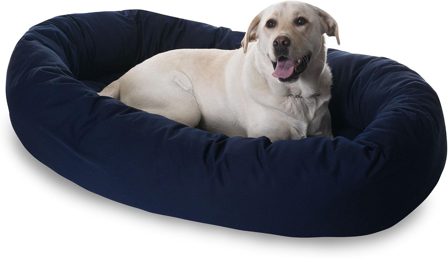 majestic-pet-40-inch-bagel-calming-dog-bed-washable-cozy-soft-round-dog-bed-with-spine-support-for-dogs-to-rest-their-head-fluffy-donut-dog-bed-40x29x9-inch-round-pet-bed-large-blue