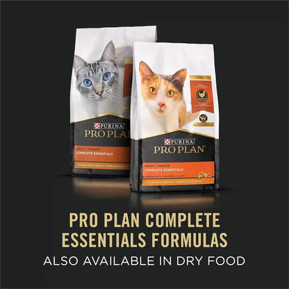 Purina Pro Plan Gravy, High Protein Wet Cat Food, COMPLETE ESSENTIALS Turkey & Vegetable Entree - (Pack of 24) 3 Oz. Pull-Top Cans6