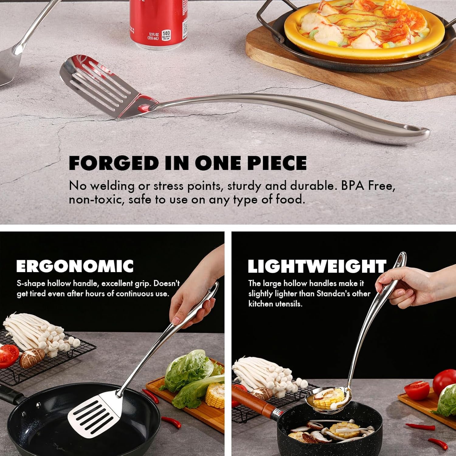 18-10-stainless-steel-kitchen-utensils-set-with-holder-for-countertop-15-spatula-spoon-set-with-storage-organizer-12-pieces-fork-tongs-spatula-ladle-skimmer-turner-spaghetti-large-spoon