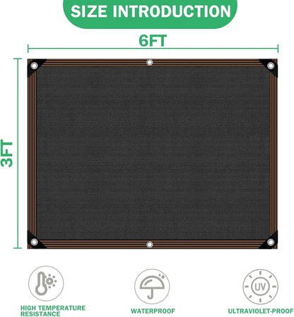 Shade Cloth -For Garden Plants,60-70% Sunblock Shade Neting -For Outdoor Garden Bed Neting Mesh Pergola Patio Lawn Sun Cloth - for Dog Kennel Cover Chicken Coop3