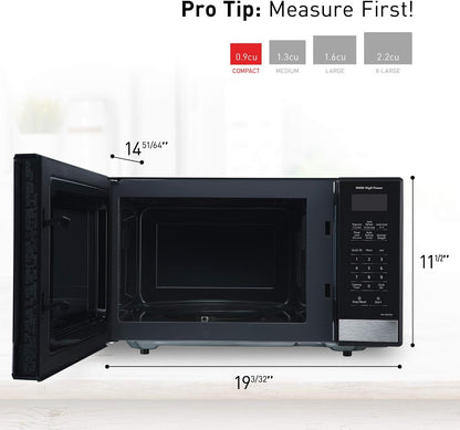 Panasonic NN-SB458S Compact Microwave Oven, 0.9 Cu.Ft., Stainless Steel/Silver6