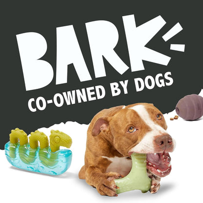 Barkbox Hambone Super Chewer Tough Dog Chew Toy - Toy for Large Dogs | for Aggressive Chewers, Plush Cover with Rubber Core - 2 Toys in 1 - Two Layer Treat Dispensing Dog8