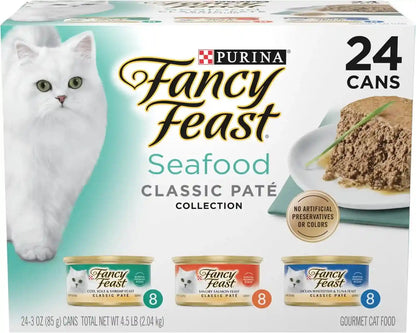 Purina Fancy Feast Gravy Lovers, Poultry & Beef Wet Cat Food, 3Oz, 24-Pack45