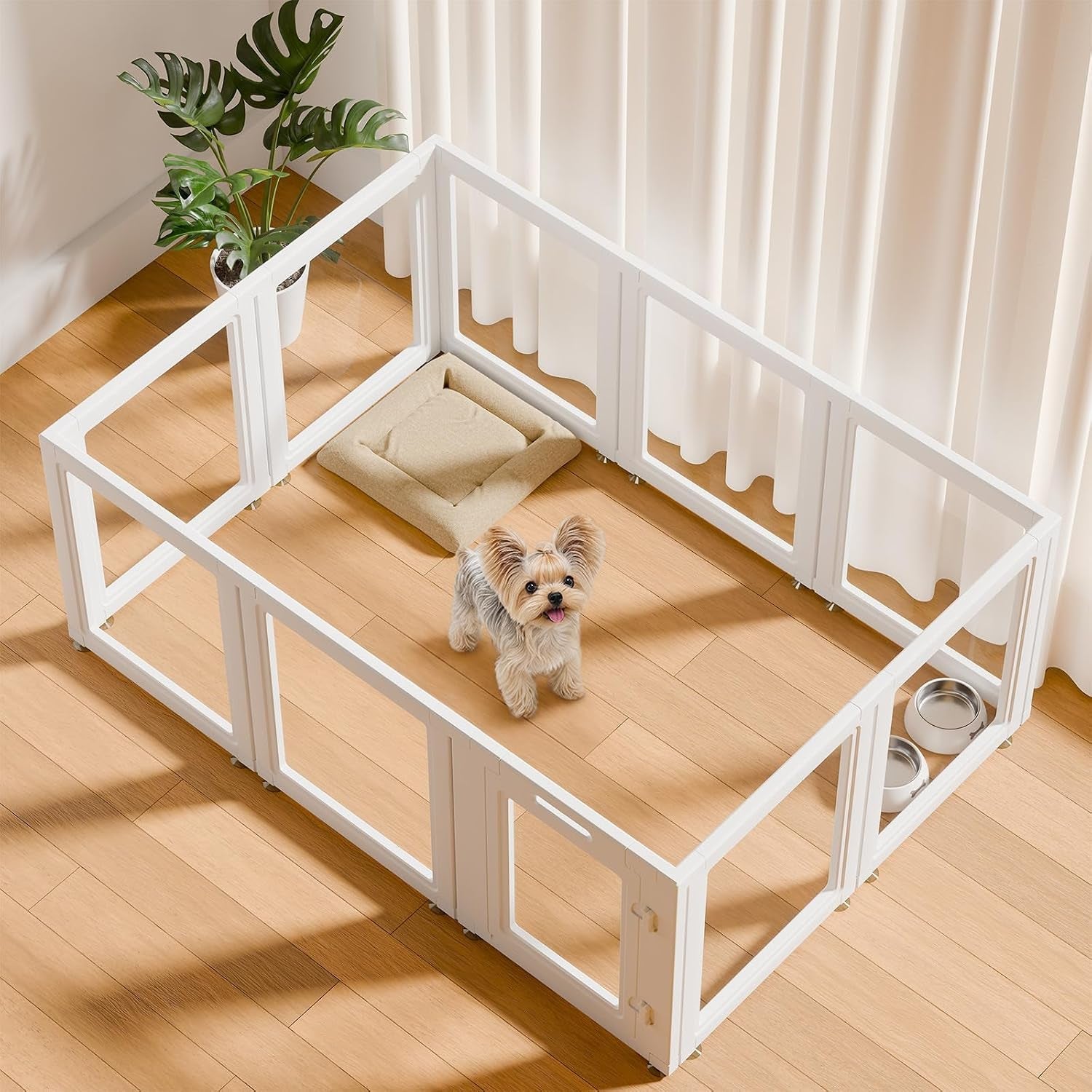 everfront-clear-acrylic-dog-playpen-clear-dog-play-pen-easy-assemble-acrylic-dog-playpen-puppy-playpen-cat-playpen-small-animal-playpen-dog-play-pen-indoors-24-10-panels