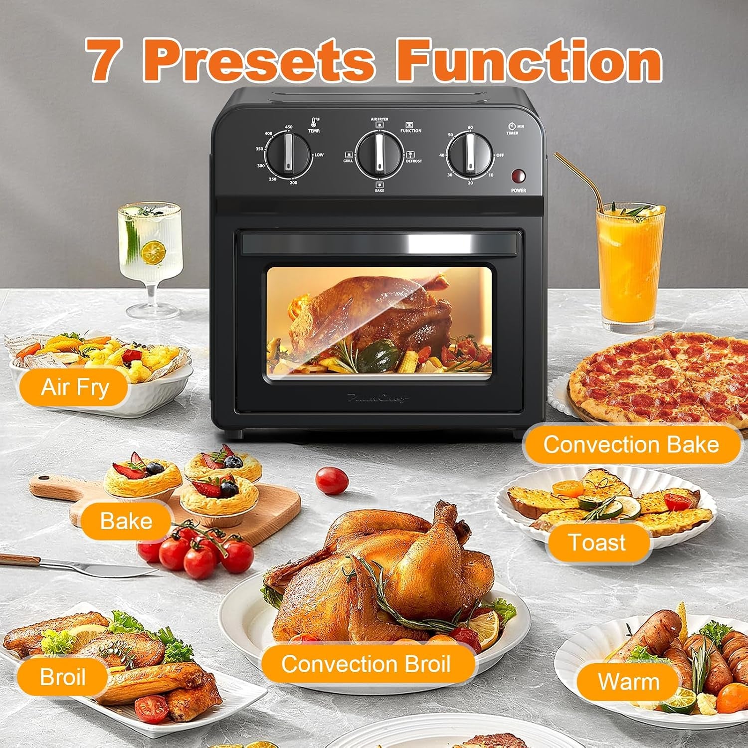 4-slice-air-fryer-toaster-oven-combo-360-hot-air-circulation-larger-capacity-timer-temp-control-stainless-steel-7-in-1-convection-oven-countertop-low-oil-for-family-cooking-black