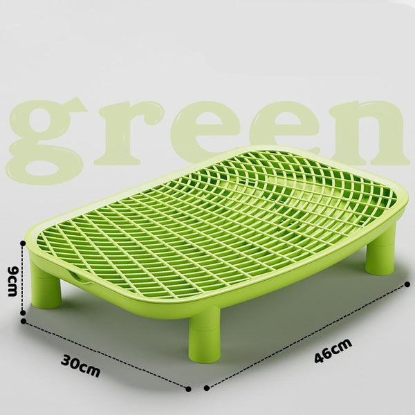 Cat Litter Ramp Kitten Litter Box Footboard for Living Room Bedroom Bathroom with Filter Function Easy Clean (Green)6
