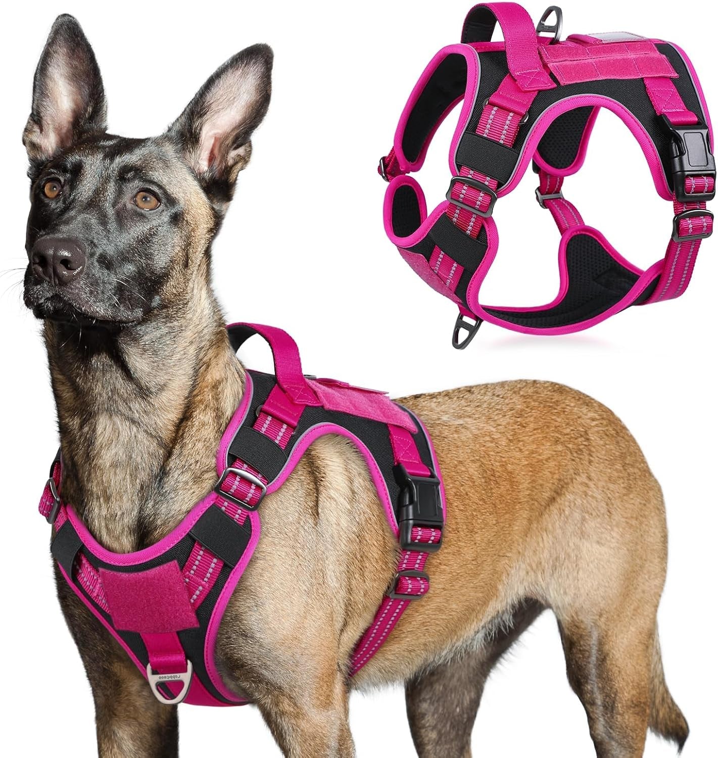 rabbitgoo-tactical-dog-harness-for-large-no-pull-military-service-vest-molle-handle-heavy-duty-adjustable-reflective-straps-easy-control-for-training-walking-black-large