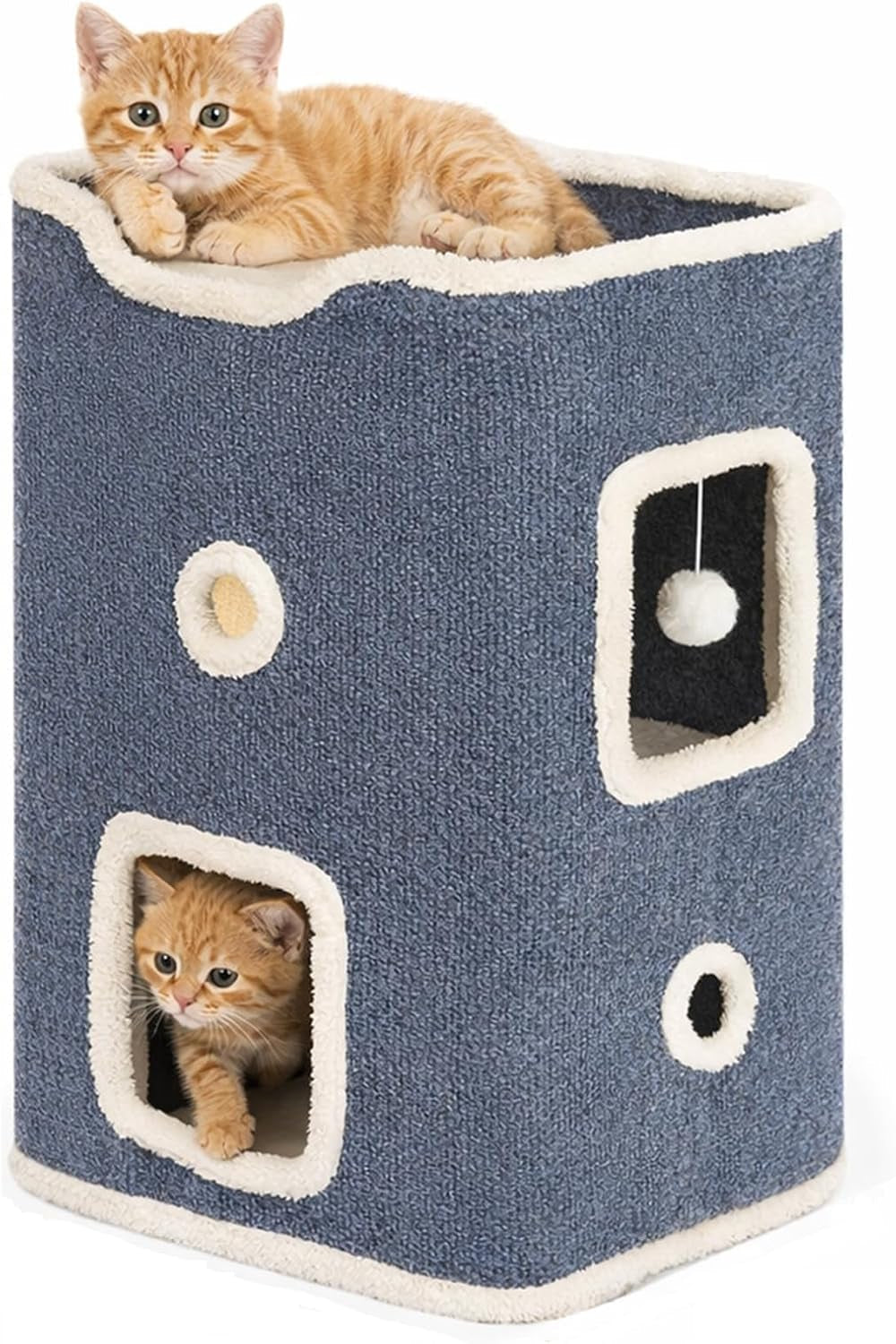 cat-house-cat-beds-for-indoor-cats-3-story-cat-condo-cube-with-scratch-pad-and-fluffy-ball-hanging-multi-level-cozy-hideout-center-ideal-for-small-medium-cats