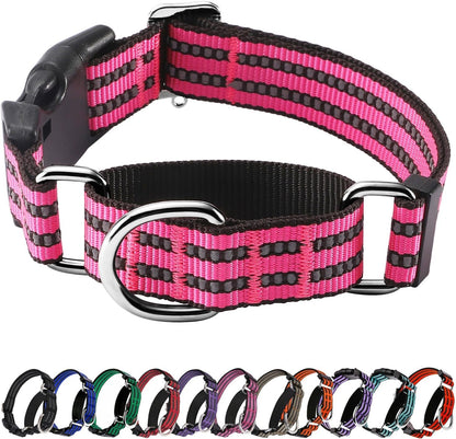 Martingale Collars for Dogs, Reflective Escape Proof Training Dog Collars with Quick Release Buckle,Adjustable No Slip Nylon Dog Collar for Medium Pets9