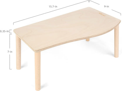 Niteangel Hamster Play Wooden Platform: Wave- 15.7" L X 9" W - 7" H | Can Maximizes Cage Space & Enriches Pet Environment for Dwarf Syrian Hamsters Gerbils Mice Degus or Other Small Pets4