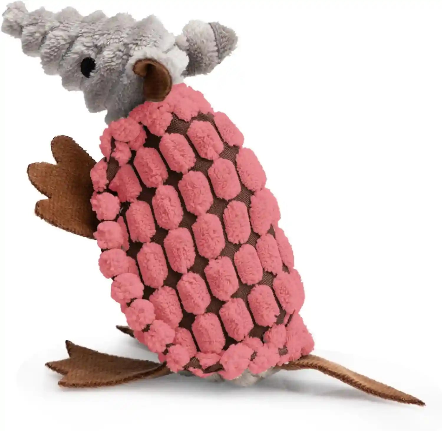 hollypet-plush-dog-squeaky-toy-stuffed-armadillo-animal-pet-puppy-chew-toys-with-clean-teeth-for-small-medium-large-all-breed-sizes-dogs-gray-8-in
