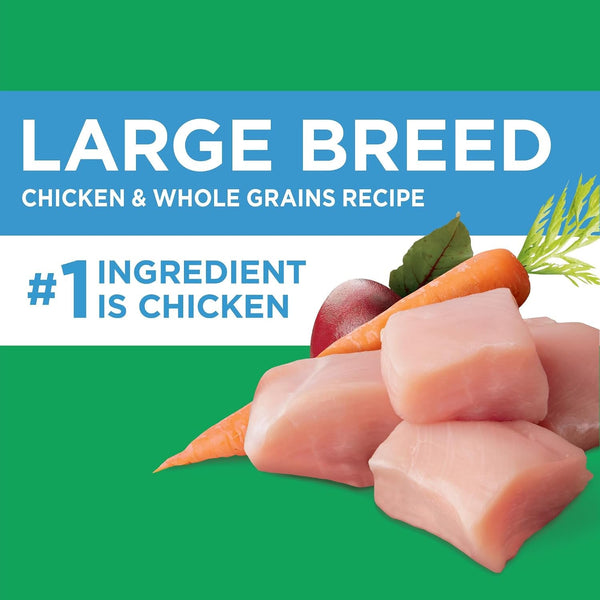 IAMS Proactive Health Large Breed Dry Dog Food, Chicken, 30 Lb | Veterinarian-Recommended, Real Chicken #1 Ingredient, L-Carnitine for Metabolism, Glucosamine & Chondroitin, Optimal Calcium3
