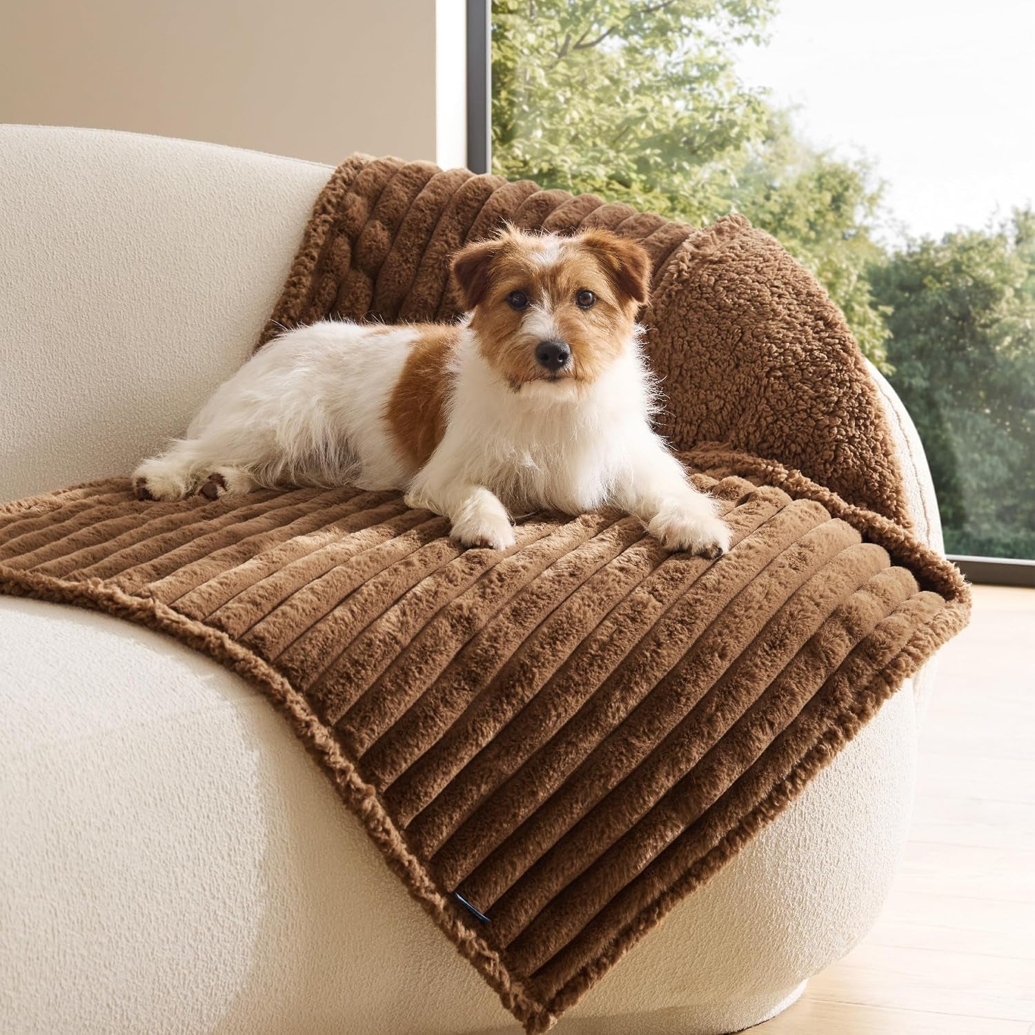 bedsure-comfyfleece™-waterproof-dog-blankets-for-large-dogs-50x60-cream-soft-plush-couch-cover-washable-corduroy-fleece-for-furniture-protector-cozy-calming-reversible-pet-blanket-for-senior-dogs