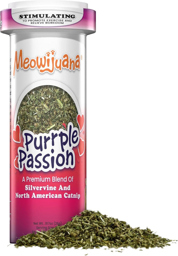 Meowijuana Catnibas Catnip Pawty Mix Jar | High Potency Catnip Blend | Organic Hand-Harvested North American Catnip Blend for Cats; Fine-Ground for Toys, Beds & Scratchers; Play or Calm11