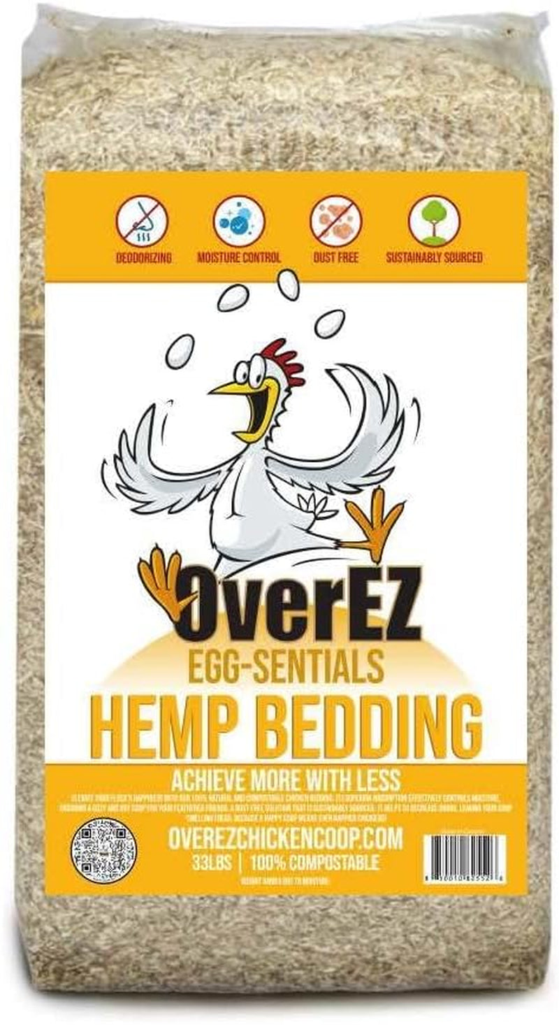 33lbs-overez-hemp-chicken-bedding-made-from-100-natural-hemp-super-absorbent-eco-friendly-eggcellent-odor-control-and-dust-free