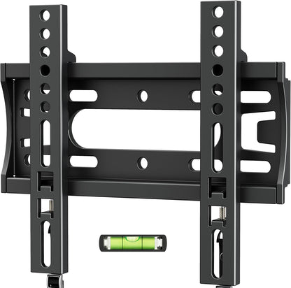 IWORBOARD 24 32 40 42 Inch Fixed TV Monitor Wall Mount for 14-43 Inch LED LCD Screen, Low Profile Small RV TV Mount, Easy Slim Flat Wall Bracket, Max VESA 200X200Mm, 66Lbs, Single Stud1