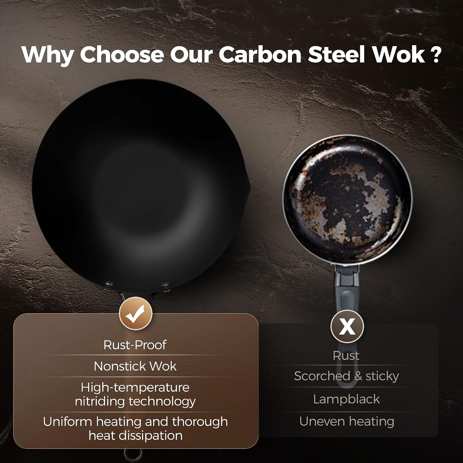 12-inch-carbon-steel-wok-pan-4qt-woks-stir-fry-pans-nonstick-with-lid-no-seasoning-required-0-coating-compatible-with-all-cooktops-utensils-for-stir-fry-pan-fry-steam-camping