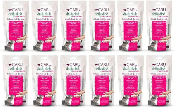 CARU - Daily Dish Tuna Flavored Cat Smoothies - 0.5Oz Tubes - 4 Pack9