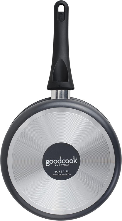 Everyday Sauce Pan with Lid, 3 Quart, Black5