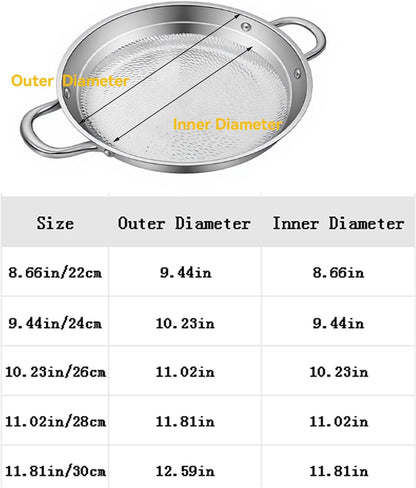 Titanium Hammered Pan, Upgrade Double Handle Non Stick Titanium Pans for Cooking, Ultra-Durable, Scratch-Resistant, Even Heating Frying Pans, Compatible with All Cooktops,With Lid,9.44In7