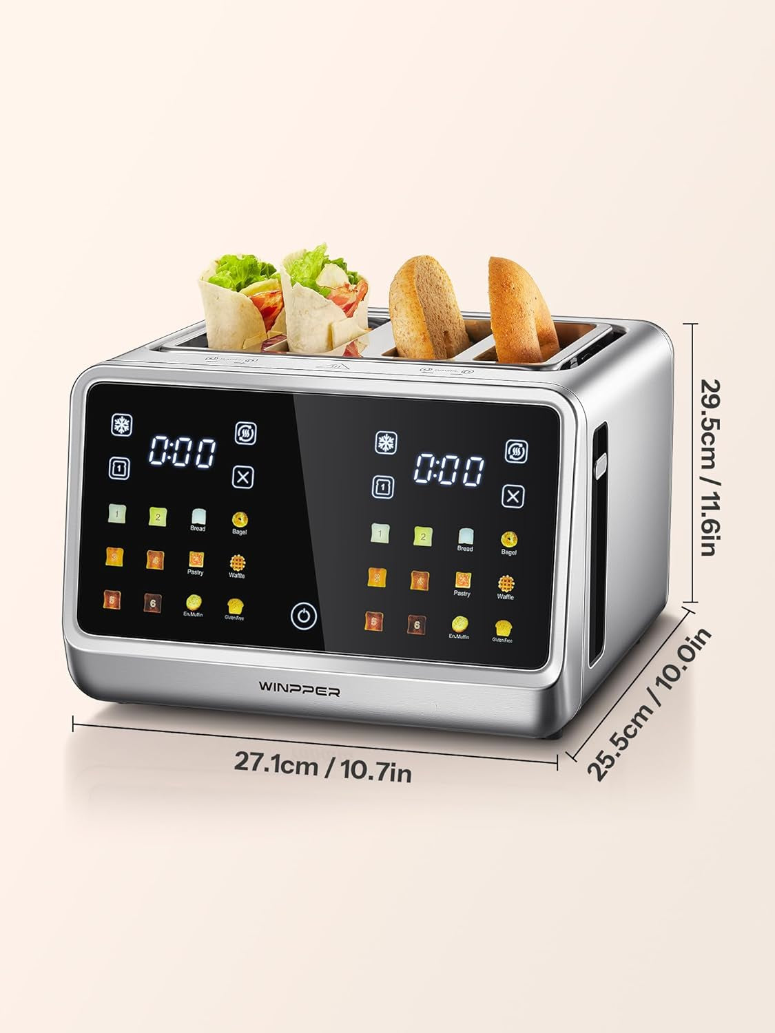 4-slice-touchscreen-toaster-digital-display-stainless-steel-extra-wide-slots-6-shade-settings-defrost-reheat-cancel-functions-removable-crumb-tray-bagel-bread