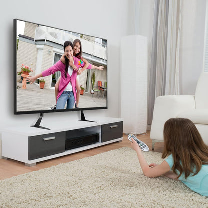 Universal TV Stand, Metal TV Legs for 20-65 Inch Lcd/Led/Oled/Plasma Flat&Curved Screen TV Height Adjustment with VESA 75X75Mm to 800X500Mm Max ML17607