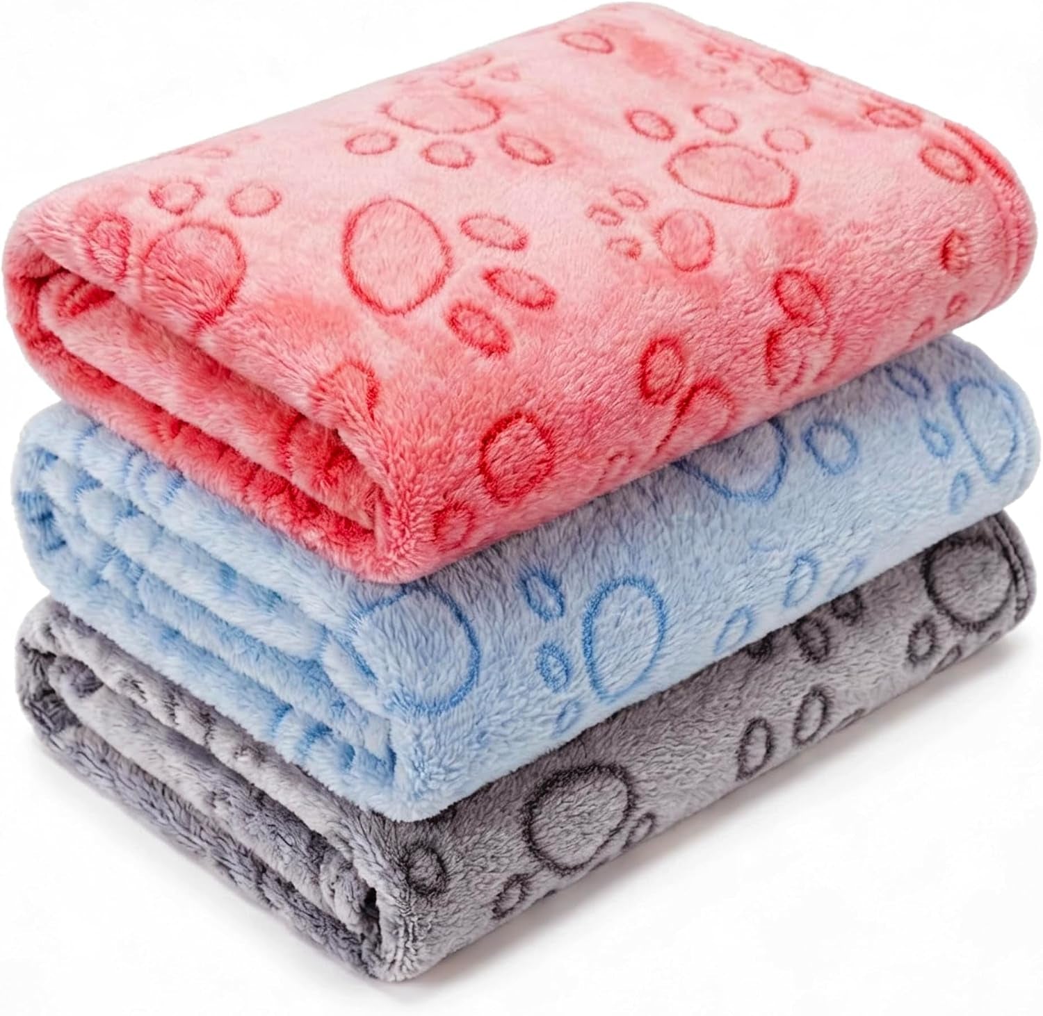 1-pack-3-blankets-super-soft-fluffy-premium-fleece-pet-blanket-flannel-paw-printed-throw-for-dog-puppy-cat-small-23x16-brown-pink-white