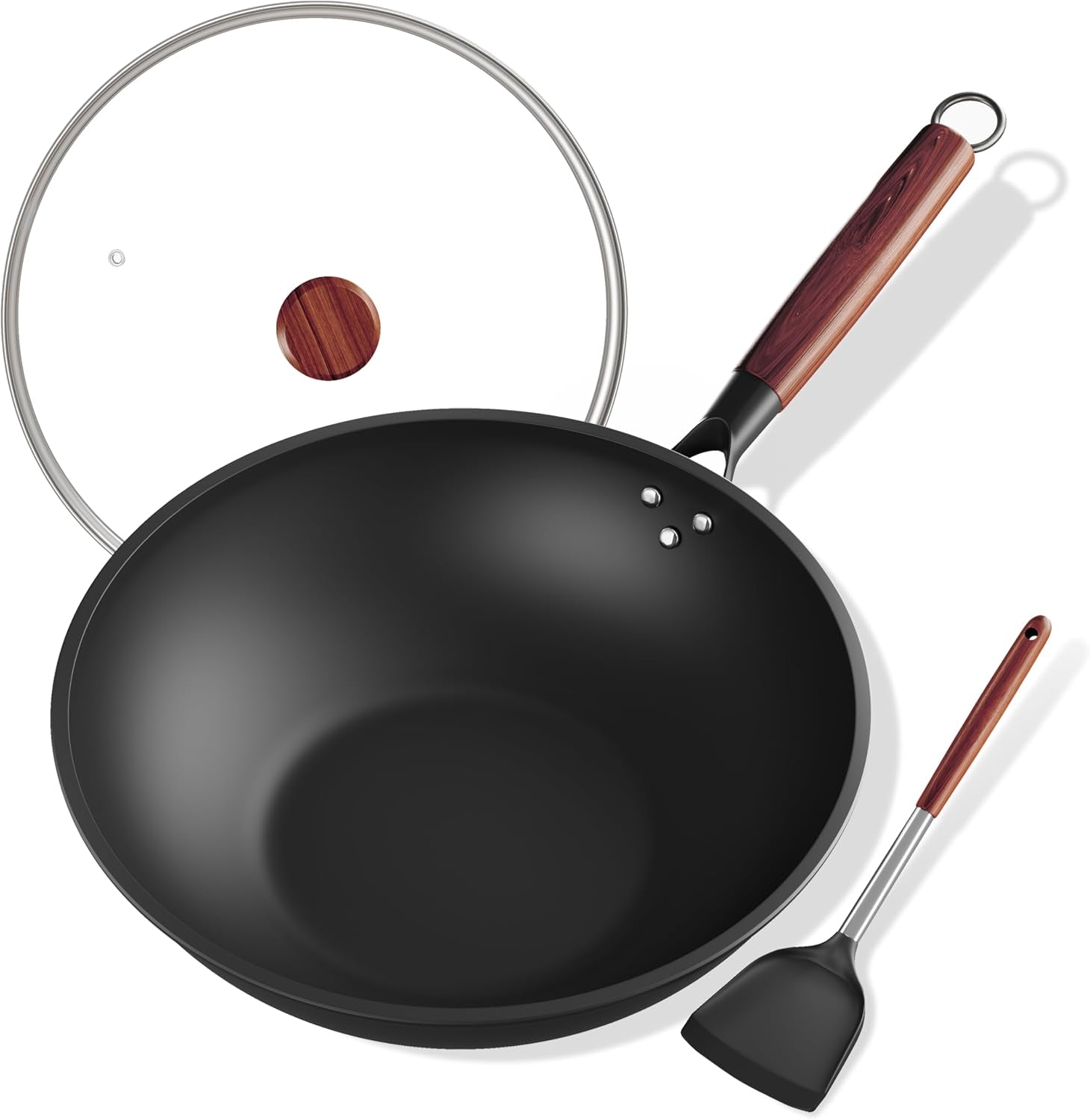 carbon-steel-wok-pan-natural-non-stick-woks-induction-wok-with-removable-wood-handle-glass-lid-spatula-for-all-stovetops-stir-fry-searing