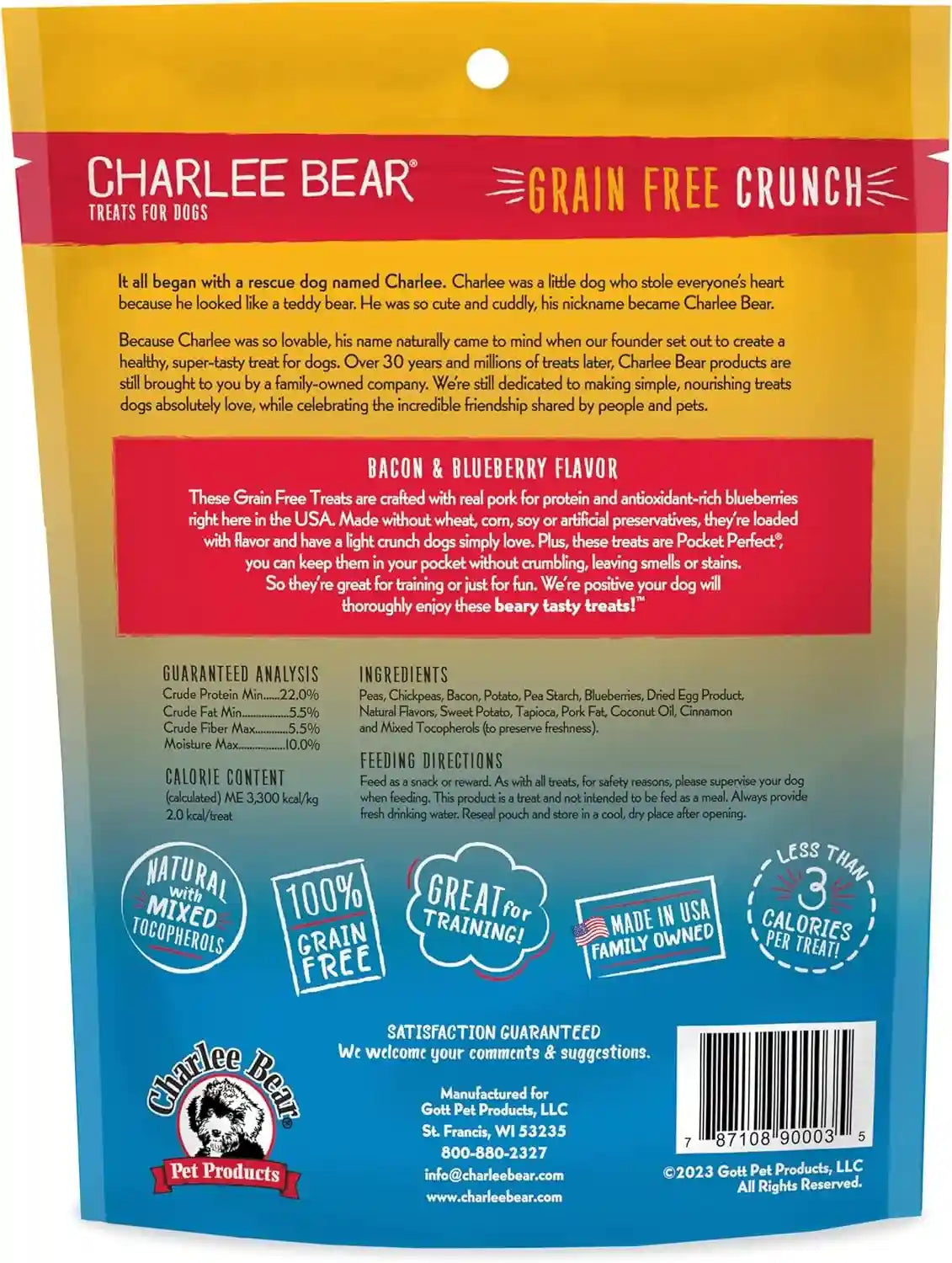 charlee-bear-crunch-grain-free-dog-treats-bacon-and-blueberry-8-ounce-resealable-bag-low-calorie-training-treats-for-dogs-limited-ingredient-healthy-crunchy-dog-snacks-made-in-usa