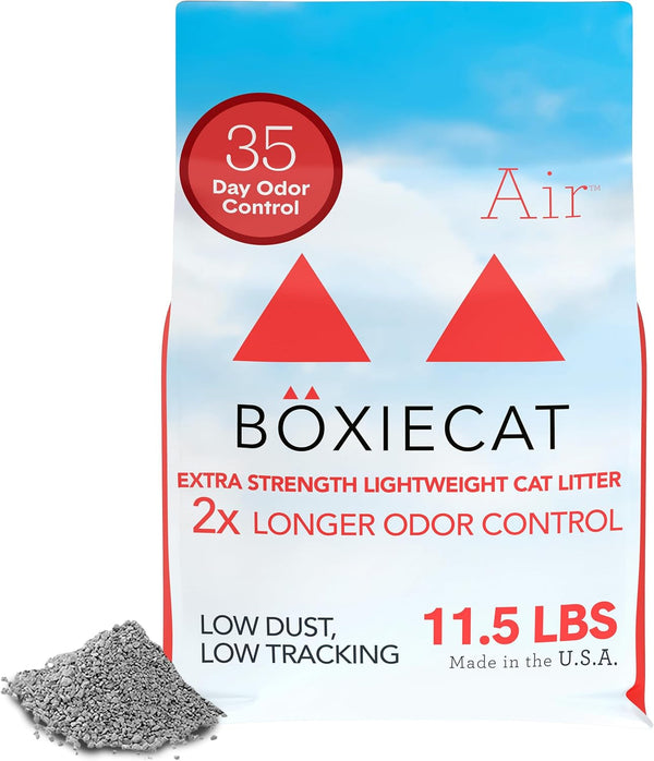Boxie Unscented Lightweight Cat Litter 30 Day Odor Control Dust Free 6.5 Lb19