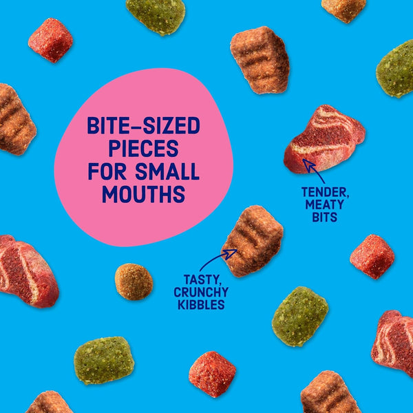 Kibbles 'N Bits Bistro Mini Bits Small Breed Dry Dog Food, Oven Roasted Beef, Spring Vegetable & Apple Flavors for Adult Dogs, 16 Lb. Bag5