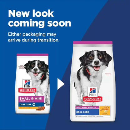 Hill'S Science Diet Adult 1-6 Oral Care Small & Mini Dry Dog Food | #1 Veterinarian Recommended, Chicken & Barley, 4 Lb. Bag2