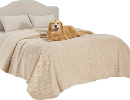 Bedsure Waterproof Couch Cover for Dogs Washable - Waterproof Blanket for Large Dogs Couch Sofa Bed Cozy, Lightweight Furniture Protector for Pet Cat Quick Drying, Ash Grey, 52X82In15