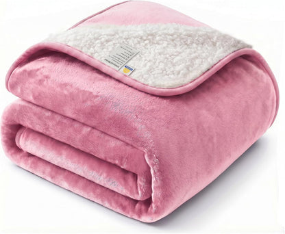 Sunheir Waterproof Dog Blankets for Small Dogs, Reversible Sherpa Fleece Thick Puppy Blanket, Leakproof Spill-Proof Pet Blanket for Cat, Bed, Couch, Furniture Protector, Travel, Camping, 25"X35", Grey12