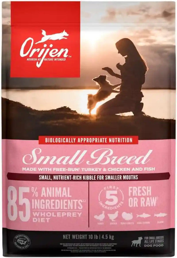 ORIJEN Grain Free WHOLEPREY Dry Dog Food Small Breed Recipe 4Lb. Bag | 85% Fresh or Raw Ingredients, Grain Free, High Protein, Made in the USA, Nourishing Organs, No Corn, Soy or Wheat9