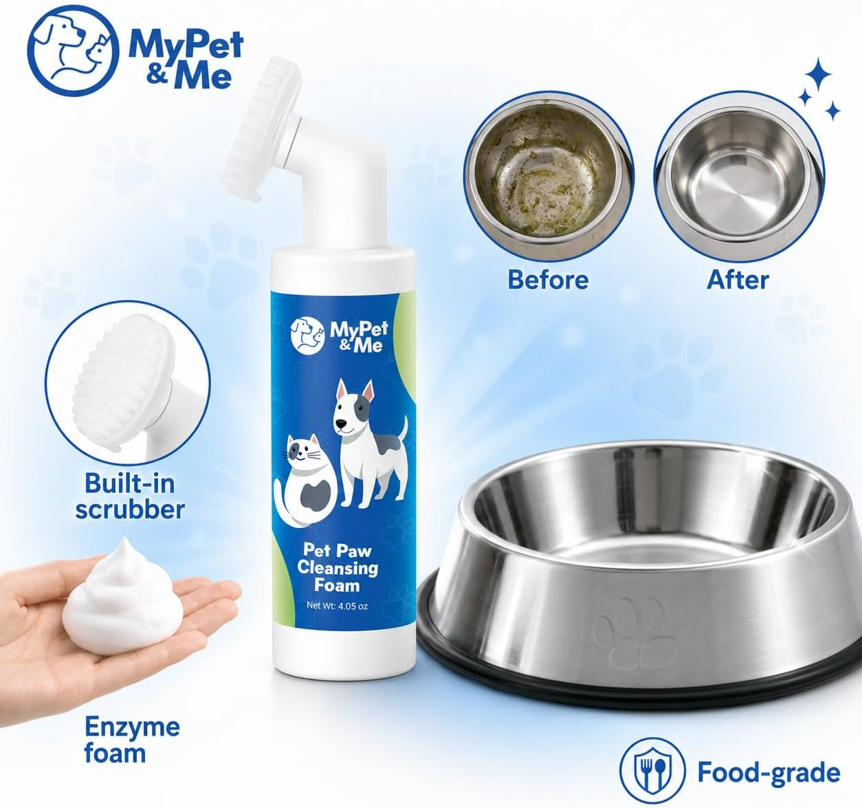 my-pet-me-pet-bowl-cleaner-mousse-with-built-in-scrub-brush-foaming-dog-cat-bowl-cleaner-for-food-water-dishes-toys-fountains-removes-grease-odor-biofilm-food-grade-4-05-oz