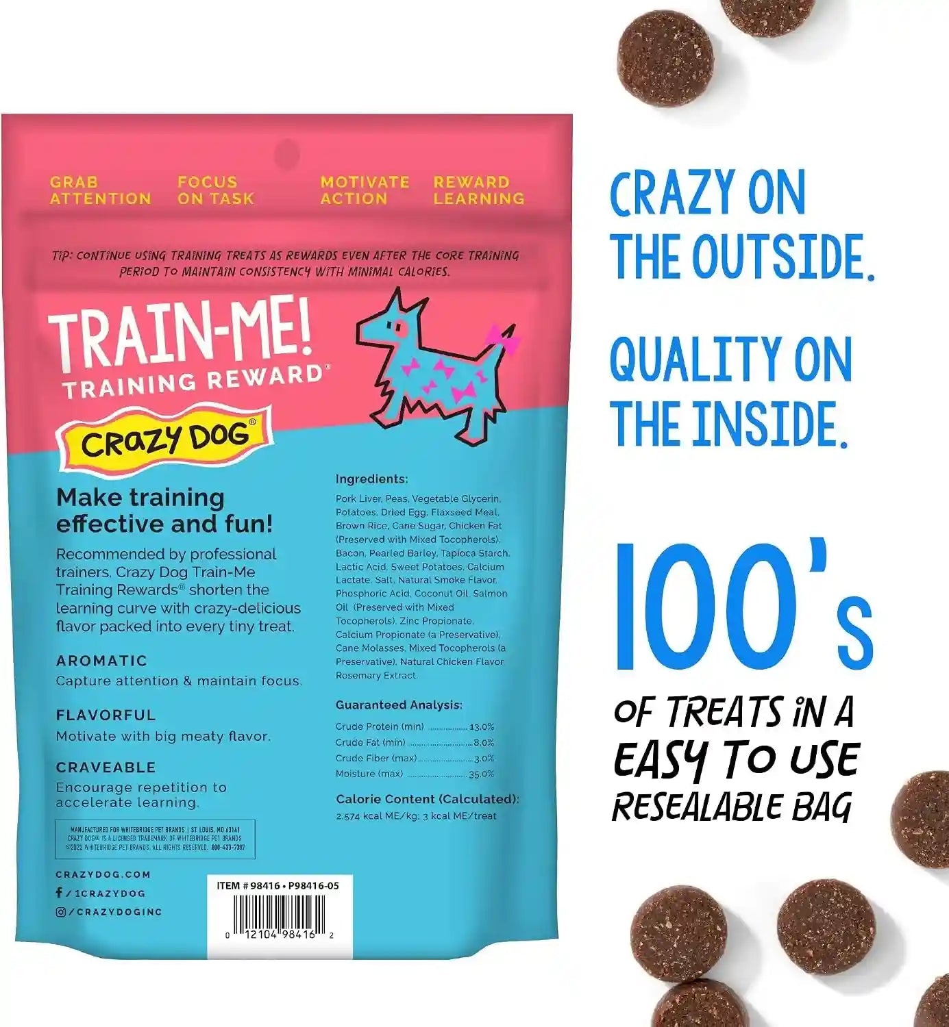 crazy-dog-train-me-training-treats-16-oz-bag-bacon-flavor-with-400-treats-per-bag-recommended-by-dog-trainers