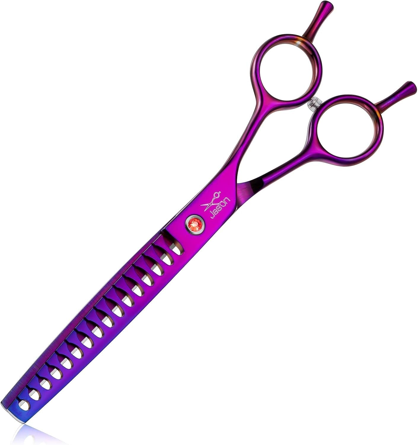 jason-grooming-scissors-for-dogs-sharp-thinning-dog-shear-with-muffler-pad-stainless-steel-dog-grooming-shears-professional-texture-scissors-for-pets-christmas-gift