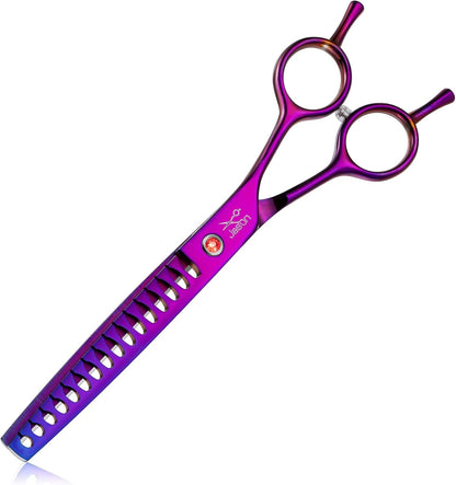 JASON Grooming Scissors for Dogs - Sharp Thinning Dog Shear with Muffler Pad, Stainless Steel Dog Grooming Shears Professional Texture Scissors for Pets Christmas Gift7