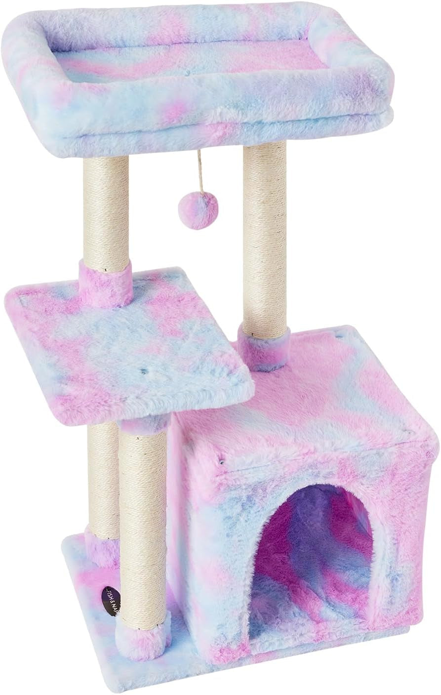 cute-cat-tree-kitten-cat-tower-condo-cat-furniture-sisal-scratching-posts-b-fish-nap-for-indoor-jump-platform-activity-center-play-house-beige