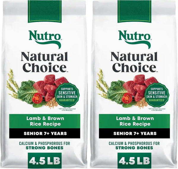 Nutro Natural Choice Senior Small Breed Dry Dog Food, Chicken, 5 Lb | Chicken First Ingredient, Beet Pulp Prebiotic, Omega-3 & Omega-6, Vitamin E & Selenium Antioxidants, Supports Bones, Skin12