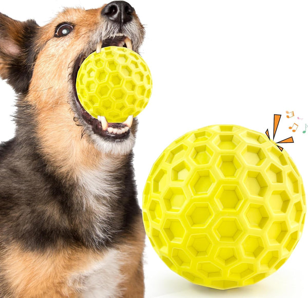Tough Dog Chew Toys for Aggressive Chewers, Indestructible Dog Balls for Aggressive Chewers, Squeaky Balls for Dogs, Squeaky Toys for Large Dogs, Funny Heavy Duty Ball11