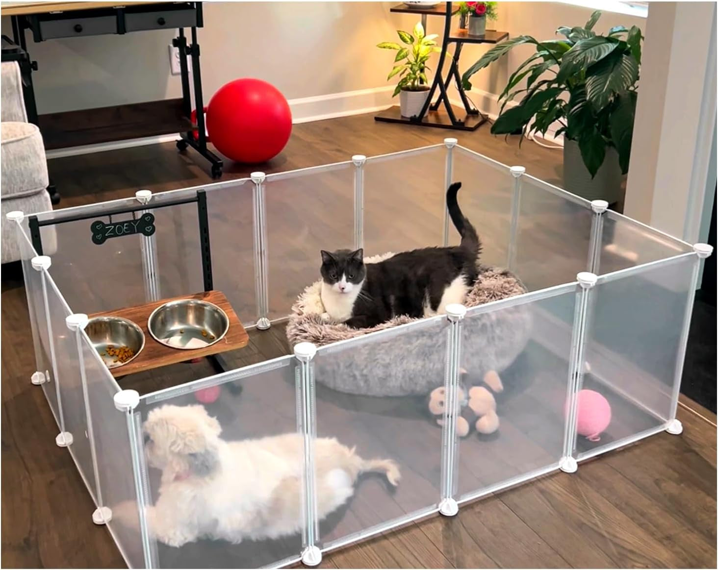 modular-small-pet-playpen-14-panels-16-5-height-indoor-enclosure-for-rabbits-guinea-pigs-hedgehogs-kittens-and-small-pets