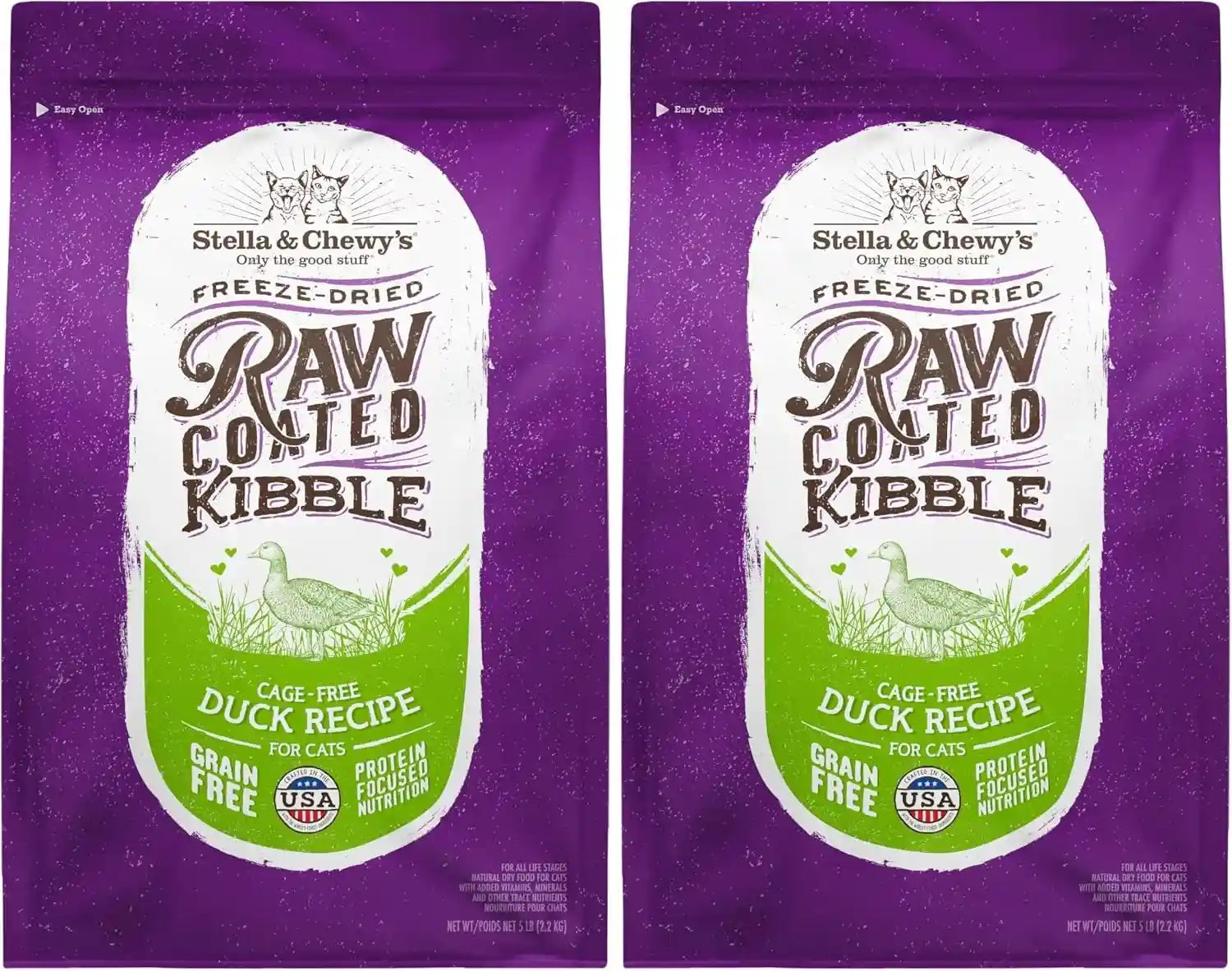 stella-chewys-raw-coated-cat-food-high-protein-grain-free-kibble-with-cage-free-chicken-premium-digestive-support-with-probiotics-natural-small-kibble-perfect-for-picky-eaters-2-5lb-bag