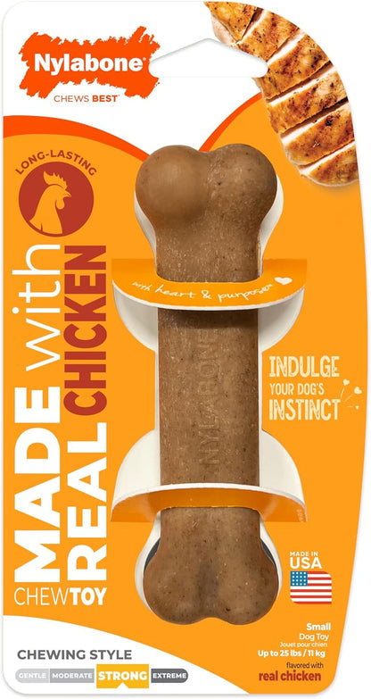 Nylabone Strong Chew Ring Dog Chew Toy Made with Real Beef & Chicken | X-Large Breeds, Durable, Long-Lasting Dog Bone, Textures Help Clean Teeth, Keeps Dogs Busy, for Dogs 50+ Lbs18