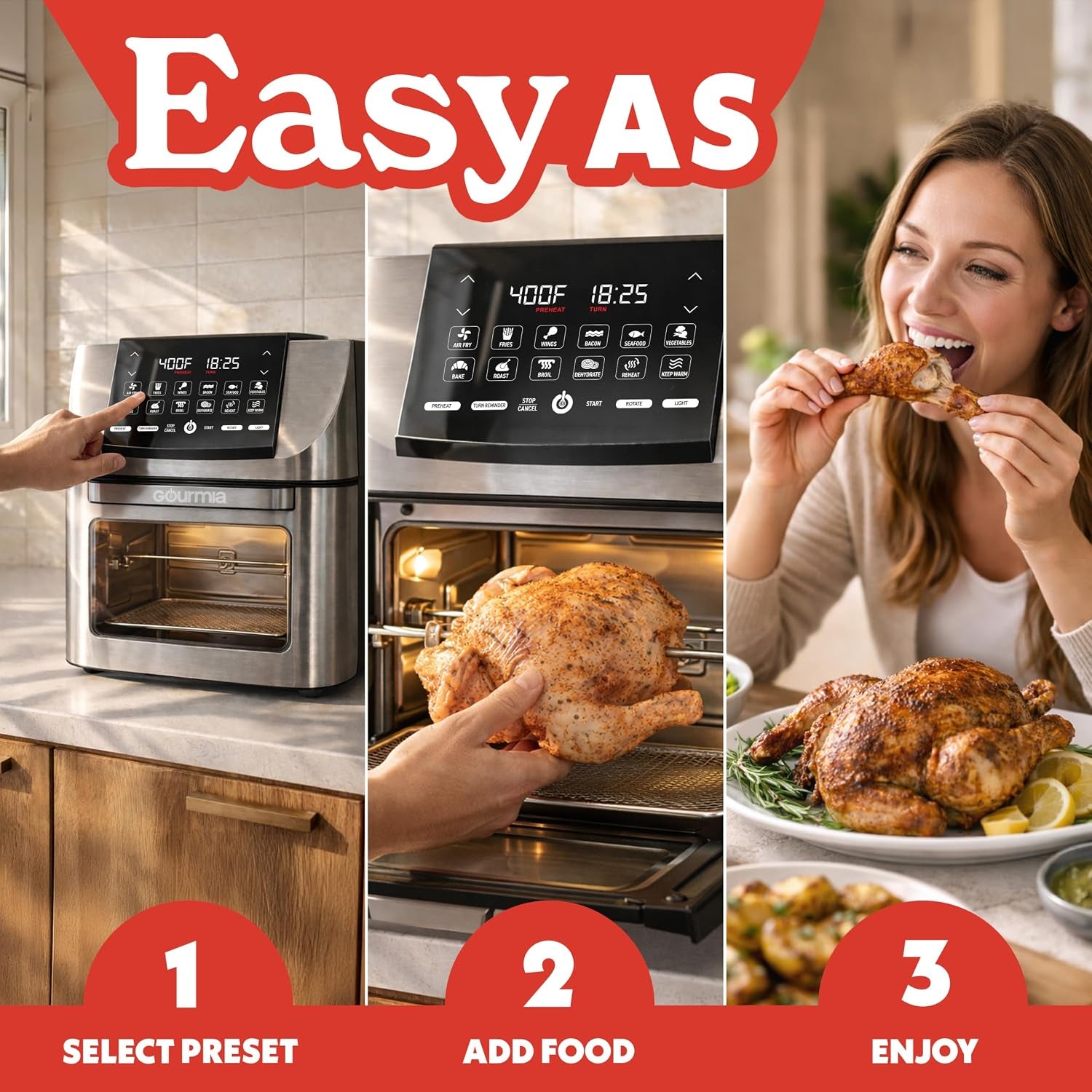 air-fryer-14-qt-all-in-one-rotisserie-oven-with-digital-display-12-presets-roast-bake-broil-dehydrate-dishwasher-safe-accessories-stainless-steel