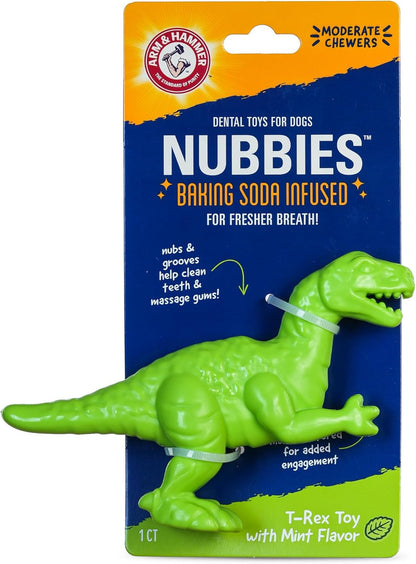 Arm and Hammer Nubbies T-Bone Dental Dog Chew Toy with Peanut Butter Flavor, TPR Nubs Clean Teeth and Gums, Durable Nylon Chew for Aggressive Chewers, Helps Reduce Plaque and Tartar18