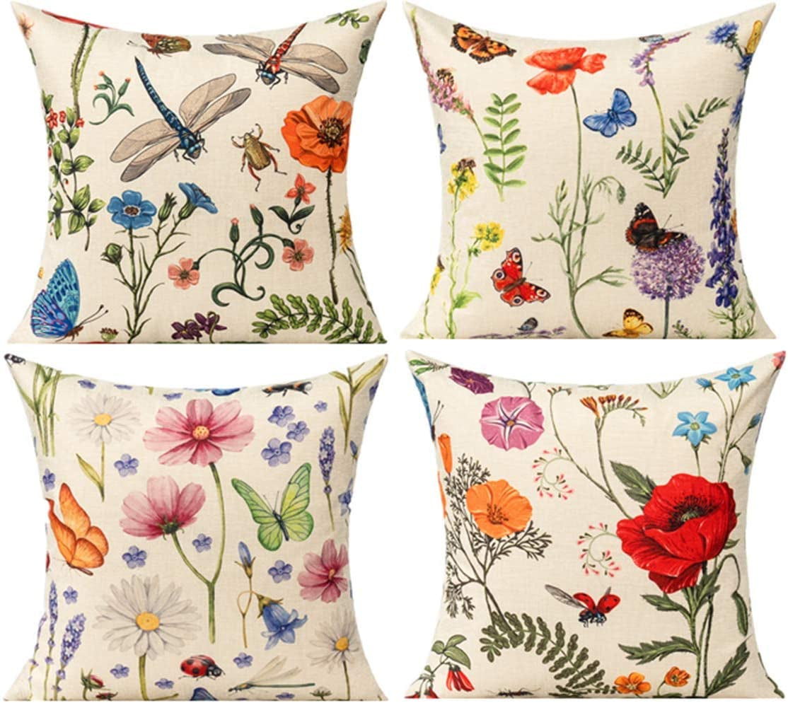 outdoor-patio-throw-pillow-covers-18x18-set-of-4-spring-summer-garden-flowers-farmhouse-decor-outside-furniture-bench-chair-decorative-cushion-cases-for-swing-deep-seat-bed-couch-sofa
